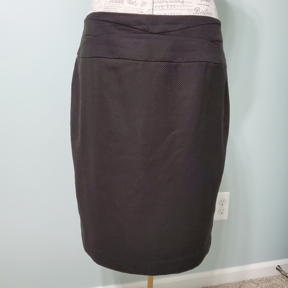 Worthington Polka Dot Skirt Black & White Size 14